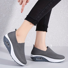 Breathable Slip-on Air Cushion Sneakers for Women
