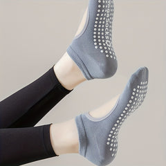 Women's Backless Yoga Socks Non slip Sports Socks With Extra Grips
