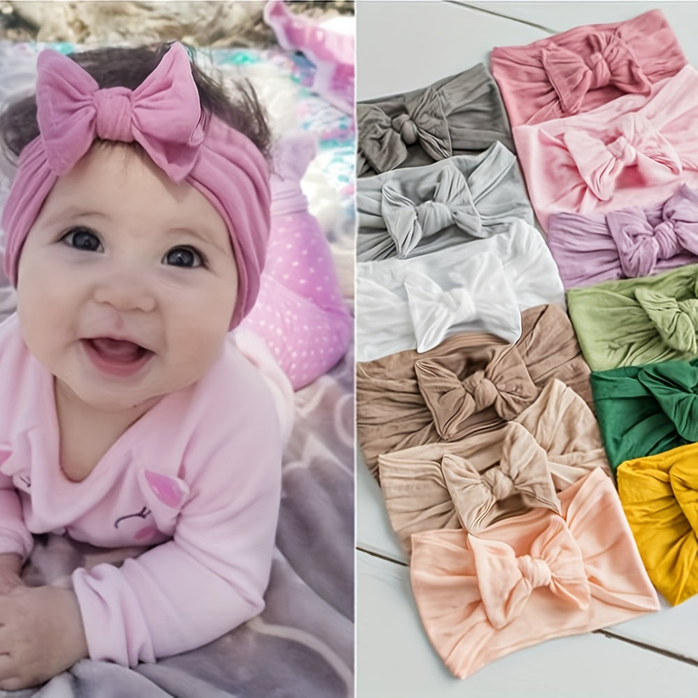 Bowknot Baby Headbands Hairbands Elastics Hair Accessories For Baby Girls