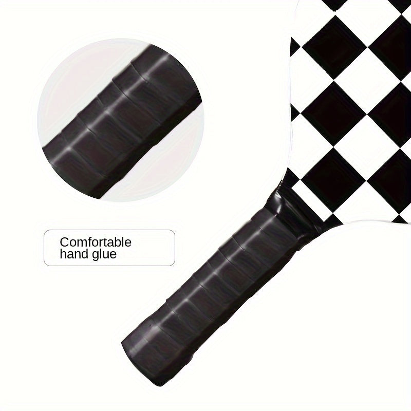 Wooden Pickleball Racket Set with 2 Rackets, Grip, 2 Balls & Bag