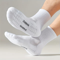 5 pairs Men's Thick Padded Crew Socks