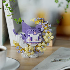400 pcs DIY Particle Building Blocks Moon Flower Mini Animal Series