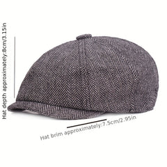 Men's Casual Newsboy Hat Retro Beret Spring Autumn