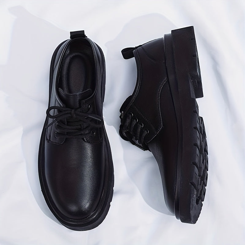 Men's Lace up Derby Dress Shoes For Office Business Formal Events
