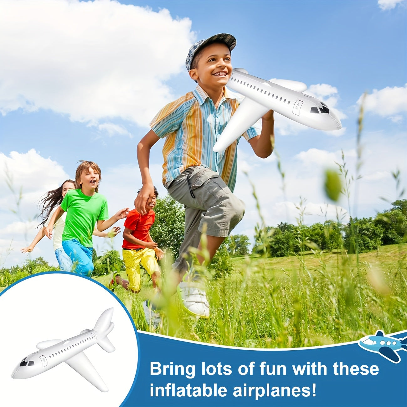 Inflatable Airplane Toys For Lawn Park - PVC Airplane Toys