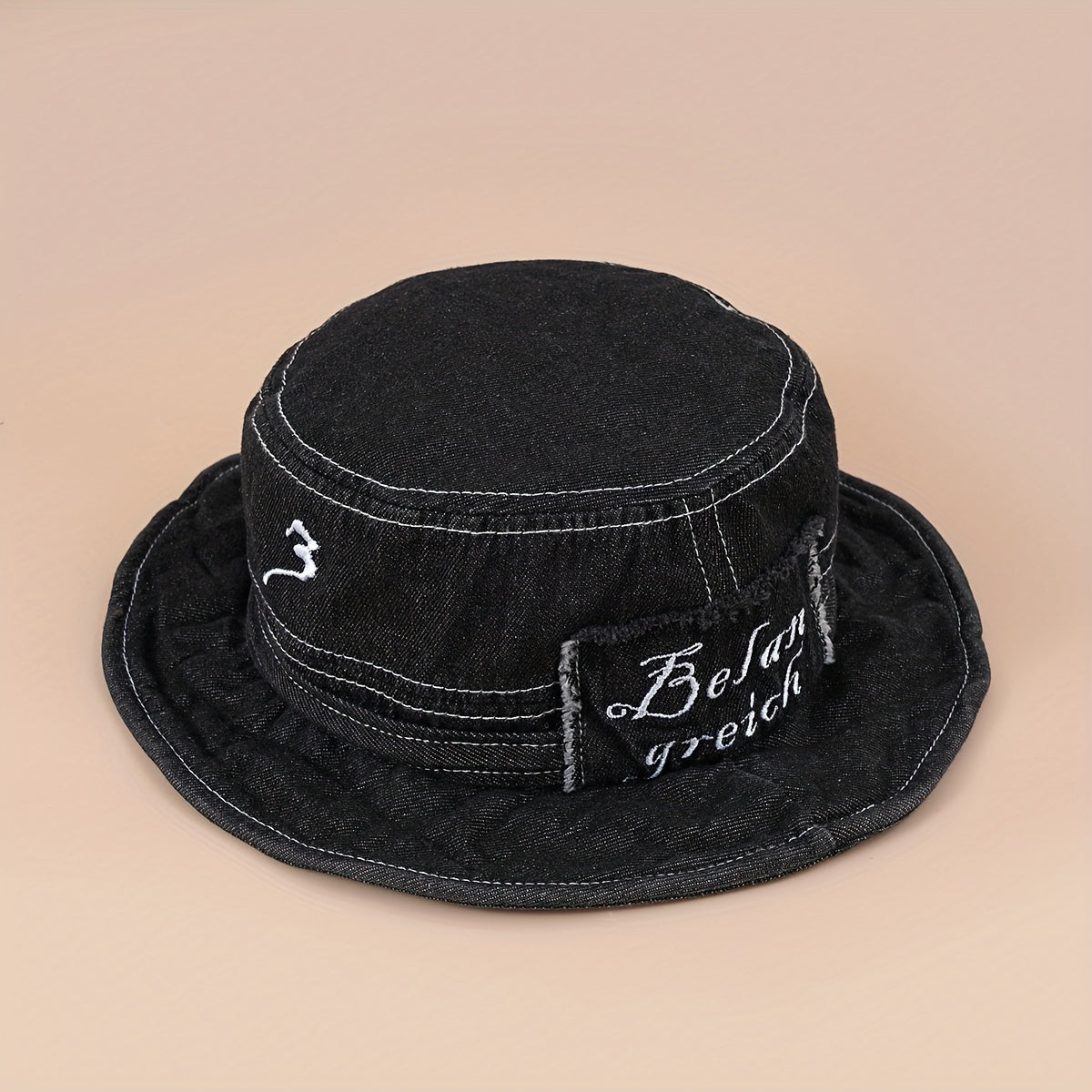 Denim Washed Bucket Hat Cotton Sun Protection Fisherman Hat