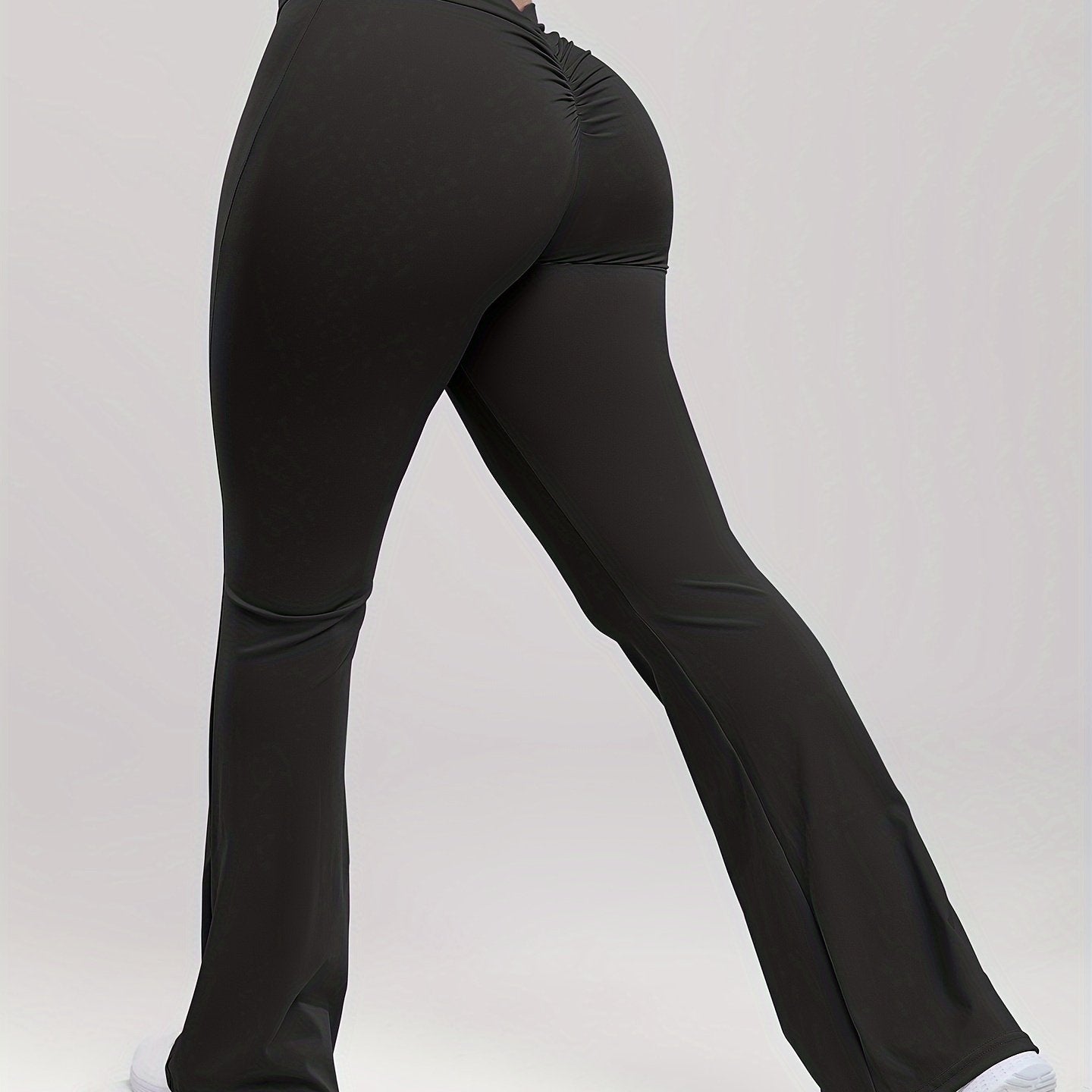 High Waist Yoga Flared Pants Bell Bottom Leggings Women's Activewear