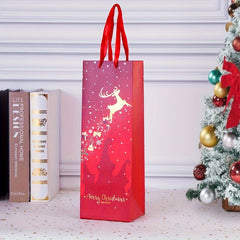 4pcs Christmas Wine Bag Gift Bag Wine Bag 11 99x35 05x10 01cm
