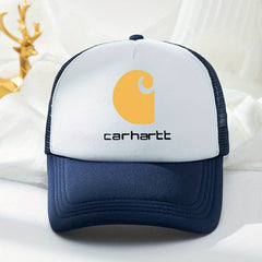 Colorblock Baseball Cap Mesh Trucker Hat Sun Protection