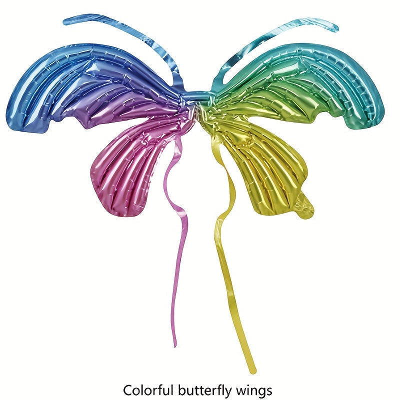 Kids Birthday Party Decoration Angel Butterfly Balloon Photo Props