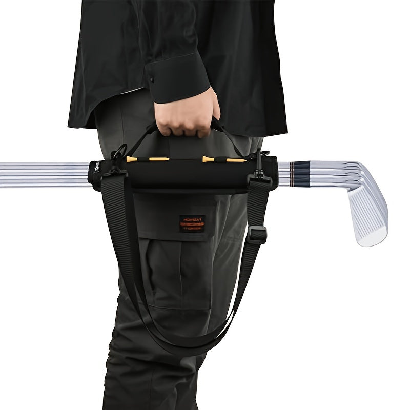 Lightweight Golf Club Bag w/ Shoulder Strap, Foldable Travel Bag