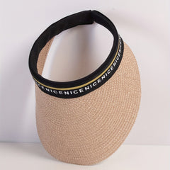 Solid Casual Visor Hat UV Protection Sun Hat