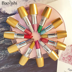 Temperature Changing Jelly Lipstick Golden Tube Packaging