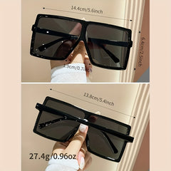 Oversized Square Sunglasses UV400 Sun Shades Glasses