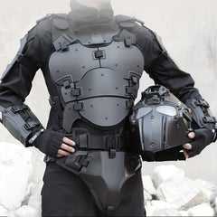 Outdoor Training Protective Vest Set with Adjustable Pads and Molle Belt