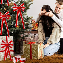 200cm Red Ribbon for Christmas Decoration Gift Packaging DIY Supplies