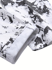 Men's Slim Fit Printed Jeans for Spring