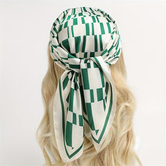 Geometric Bandana Scarf Casual Shawl Wrap Polyester Hiphop Head Wrap