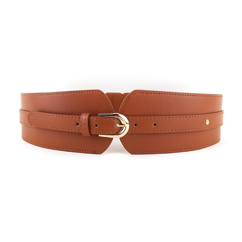Wide Leather Waist Belt Corset for Women