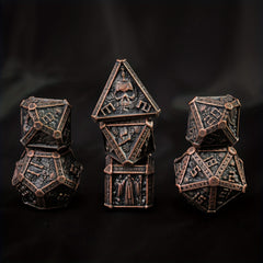 7pcs Wizard Metal Solid Dice Set for Board Game