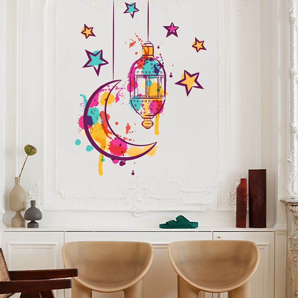 Cartoon Ramadan Chandelier Wall Stickers