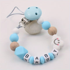 Cloud Silicone Pacifier Clip for Baby Safety
