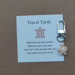 Travel Turtle Keychain Small Keyring Bag Purse Charm