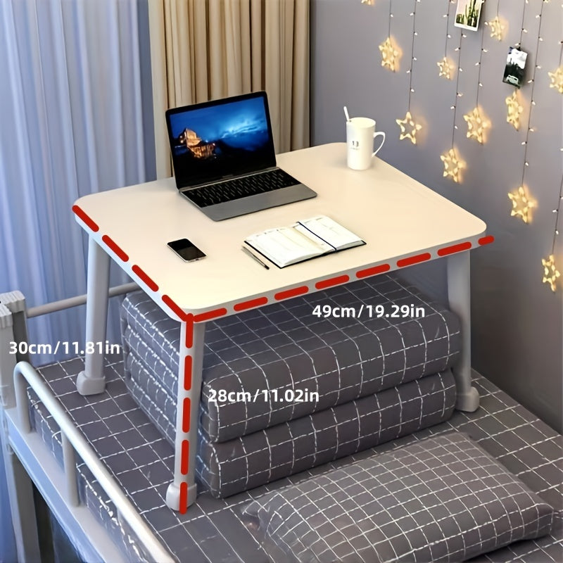 Wooden Foldable Study Table For Dorms And Home