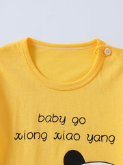 Boys Panda Outfit Shorts & T shirt Crew Neck Casual Summer Kids Clothes