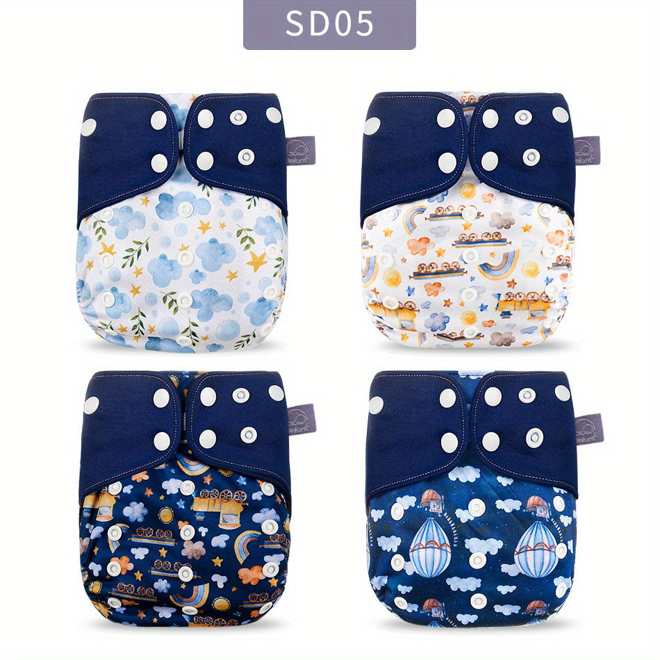 Elinfant Waterproof Washable Cloth Diapers