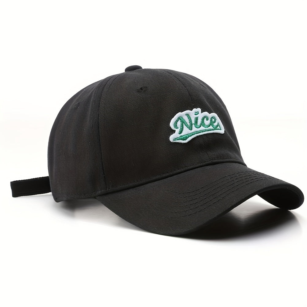 Embroidery Label Baseball Cap Metal Buckle Adjustable Sports Hats