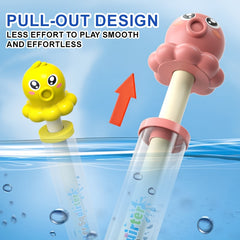 Kids Fireworks Water Gun Toy Large Capacity Pull Back Splash Water Cannon