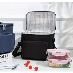 Large Capacity Insulated Bag Lunch Bag Portable Bento Bag