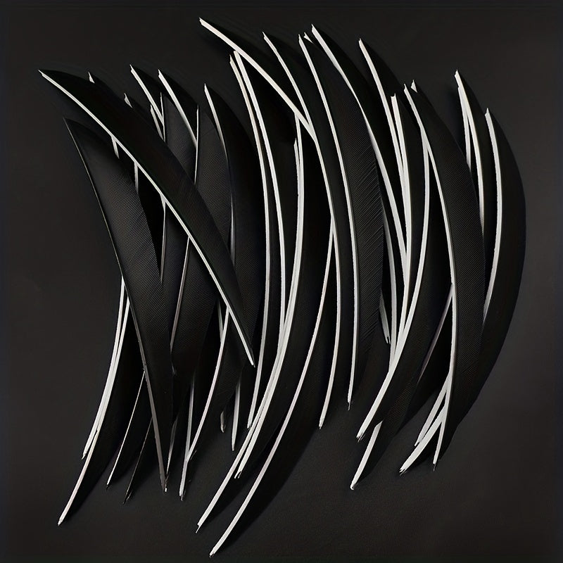 50pcs Archery Arrow Feathers 12.7cm Turkey Fletchings DIY Arrows