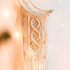Moon Dream Catcher Bohemian Tapestry Wall Hanging Art Woven Boho Tapestry Decor