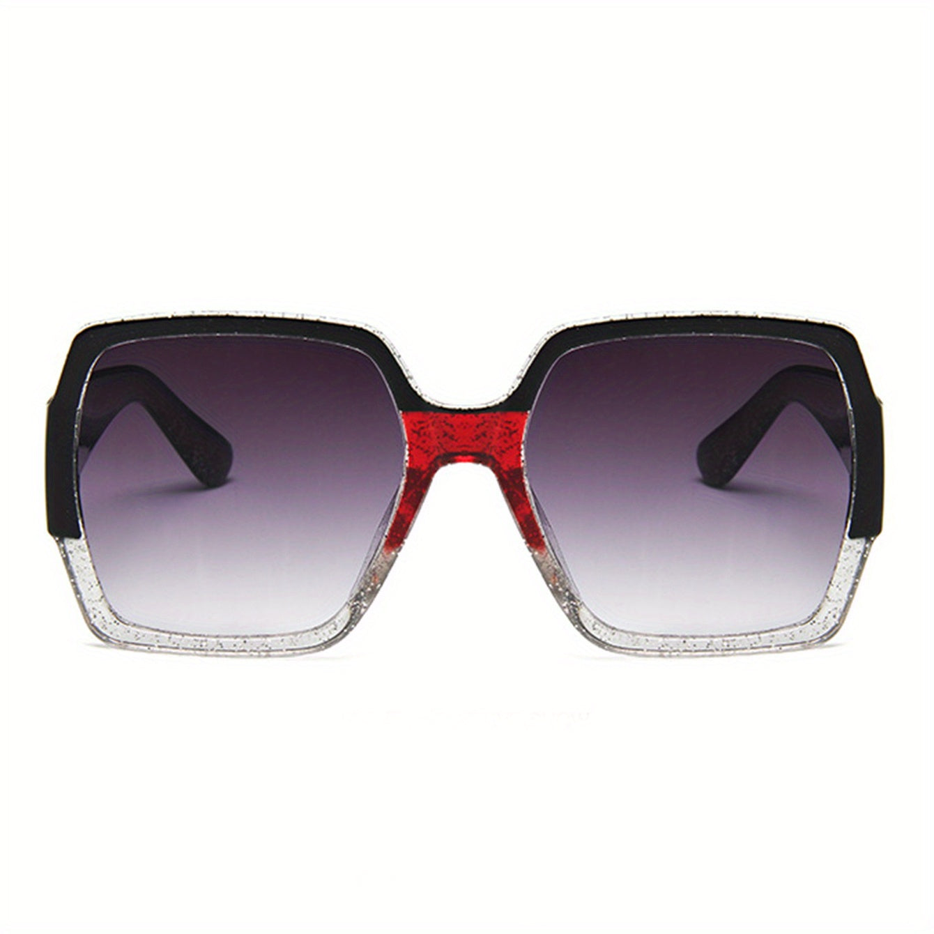 Oversized Square Sunglasses Casual Gradient Glasses UV400