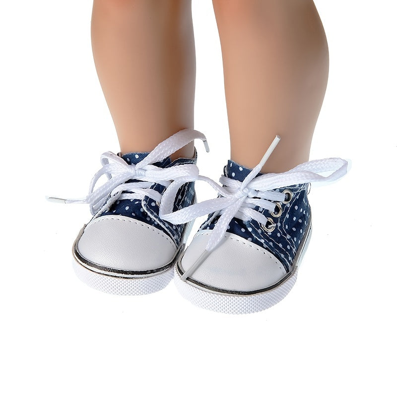 18 Inch Doll Dot Toy Doll Dress Up Accessory Shoes
