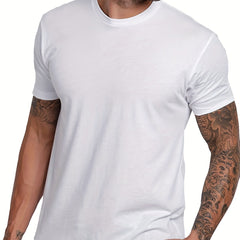 Men's Quick Dry Short Sleeve T-Shirt for Fitness Gym Running Cycling