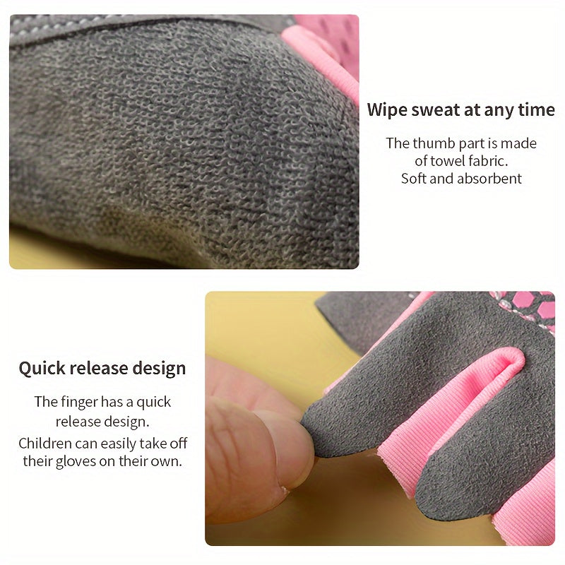 Cycling Gloves Non Slip Workout Gloves for Kids