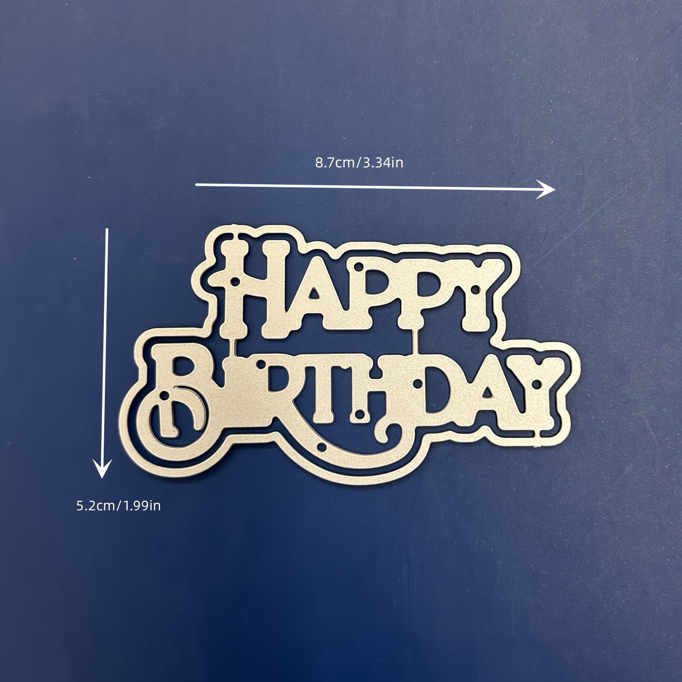 Happy Birthday DIY Metal Embossing Scrapbooking Cutting Mold
