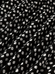 Dot Print High Rise Maxi Skirt