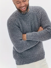 Men's Thermal Knitted Pullover Sweater