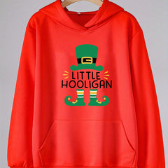 Little Hooligan Girls Graphic Hoodies With Pocket Spring Fall Sports Gift