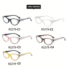 Cat Eye Reading Glasses for Women Men - Model 2279