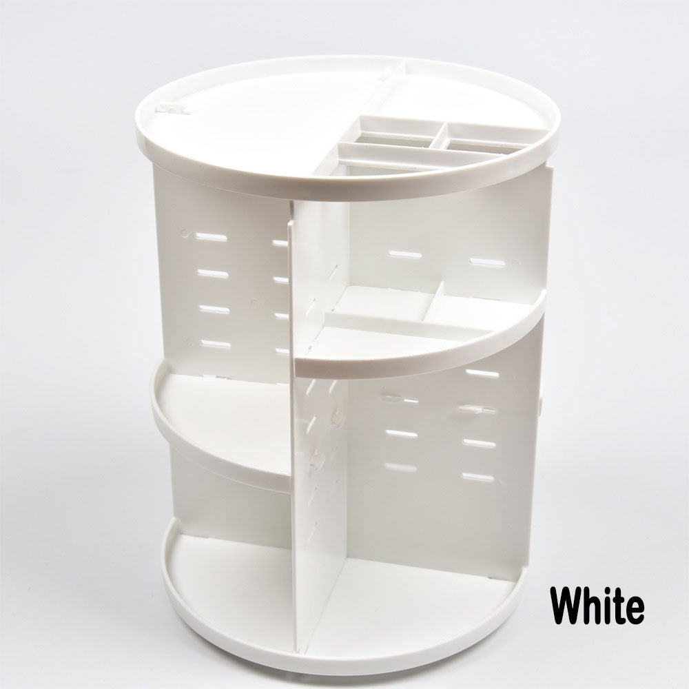 360 Rotating Makeup Organizer Carousel Spinning Holder for Cosmetics Storage