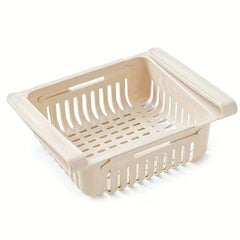 Refrigerator Storage Basket Retractable Drawer Multifunctional Rack