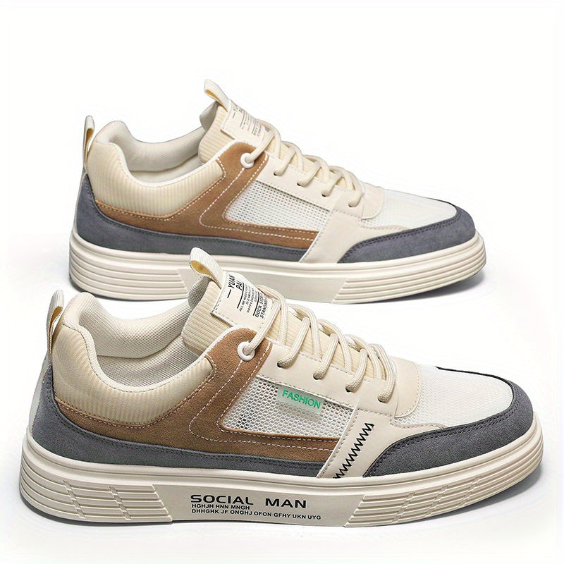Men's Mesh Skate Shoes Wear resistant Non Slip Casual Shoes