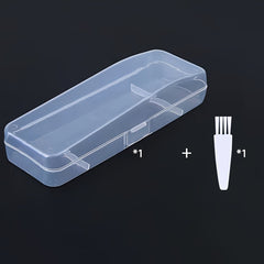 Portable Razor Protector & Storage Case with Cleaning Brush