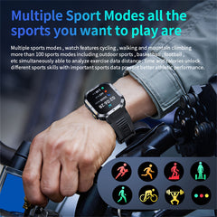 Multifunctional Smart Watch IP68 Waterproof Fitness Tracker with 400mAh Battery