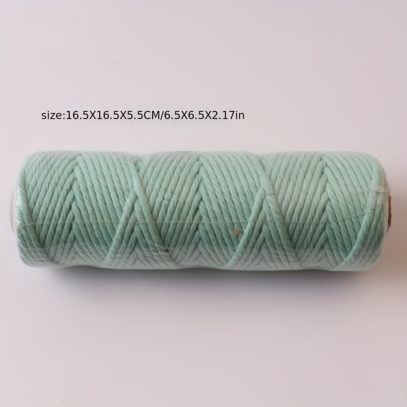 50m 3mm Cotton Thread Sewing Home Decoration DIY Holiday Woven Rope